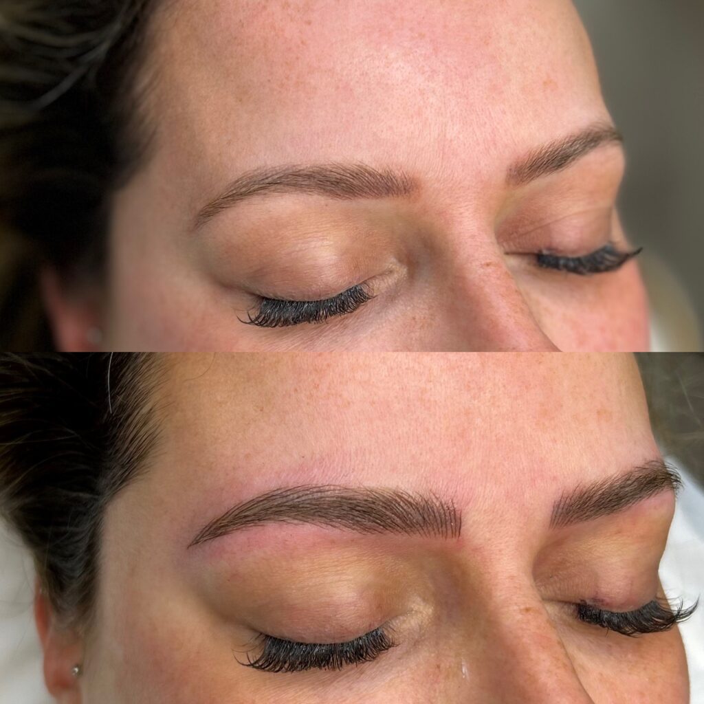 Before and After Microblading