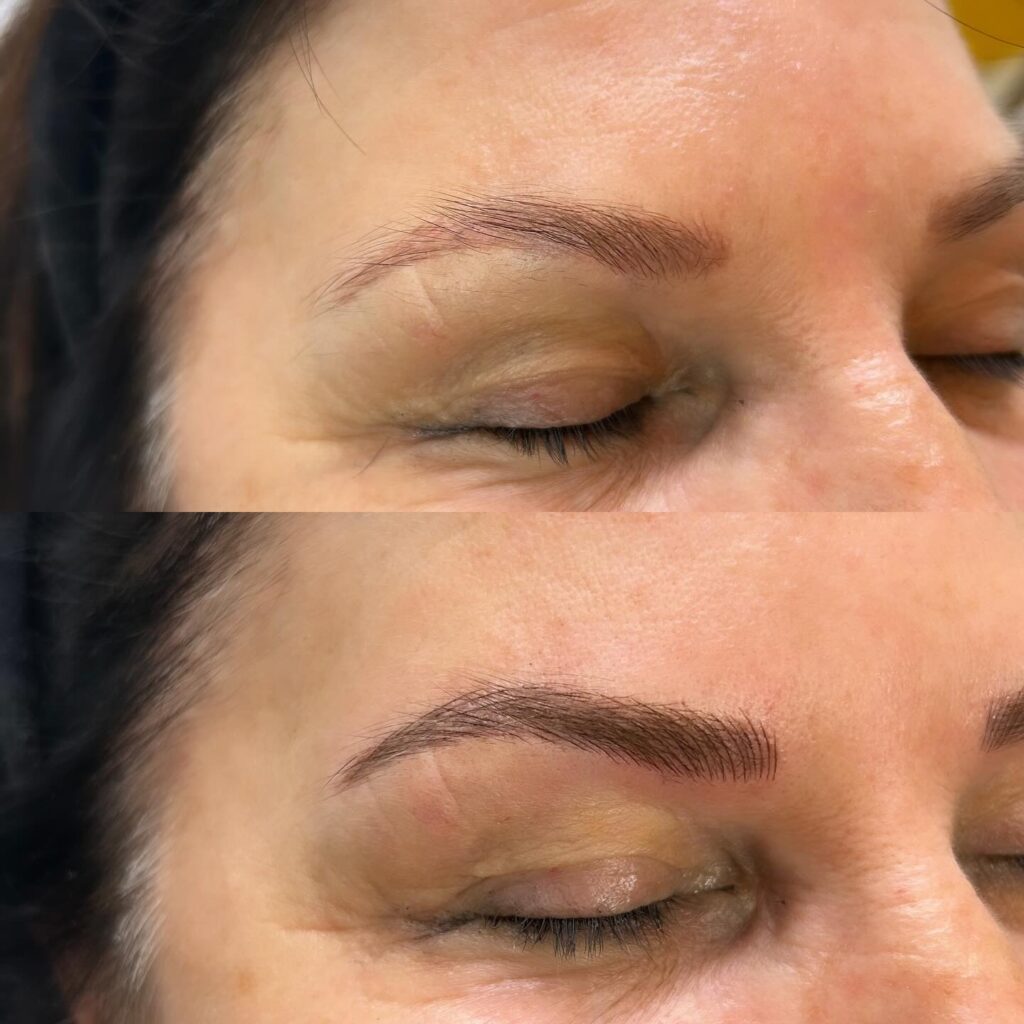 Before and After Microblading
