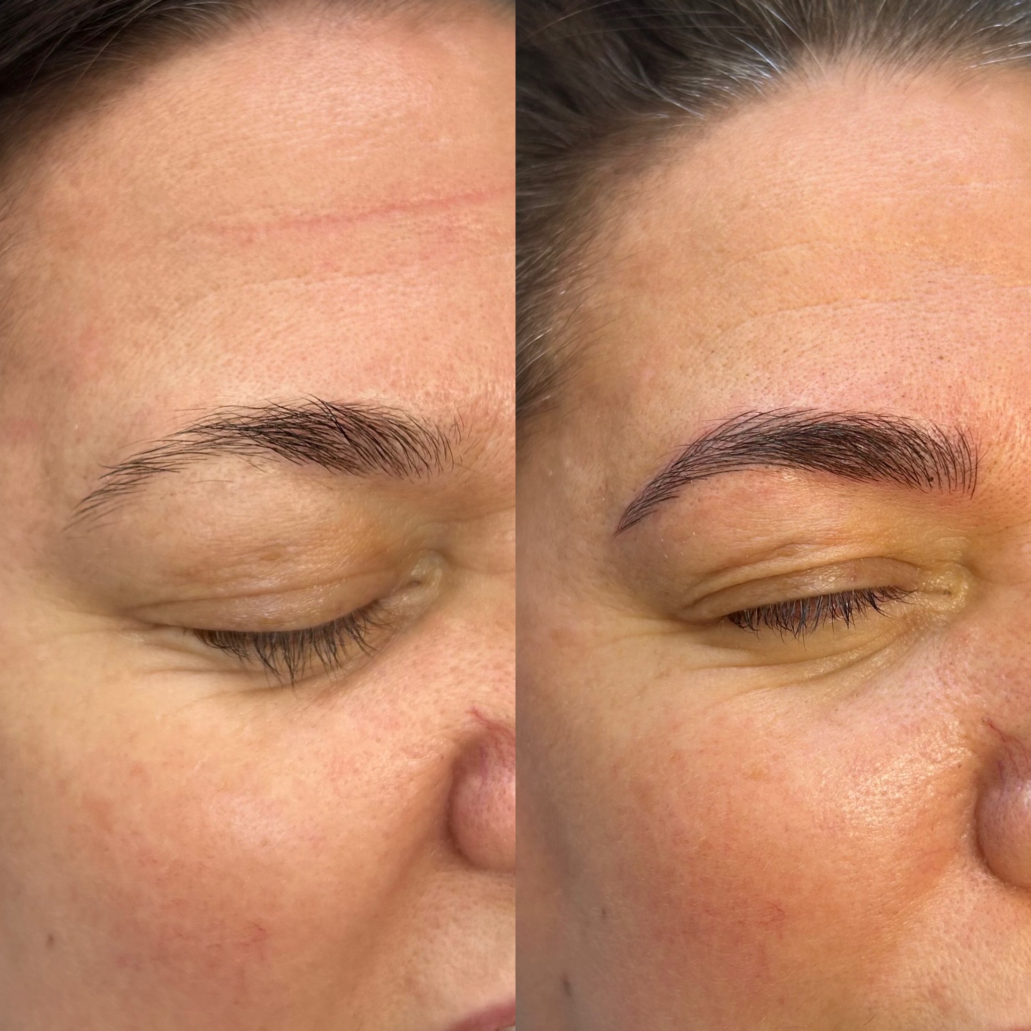 Before and After Microblading