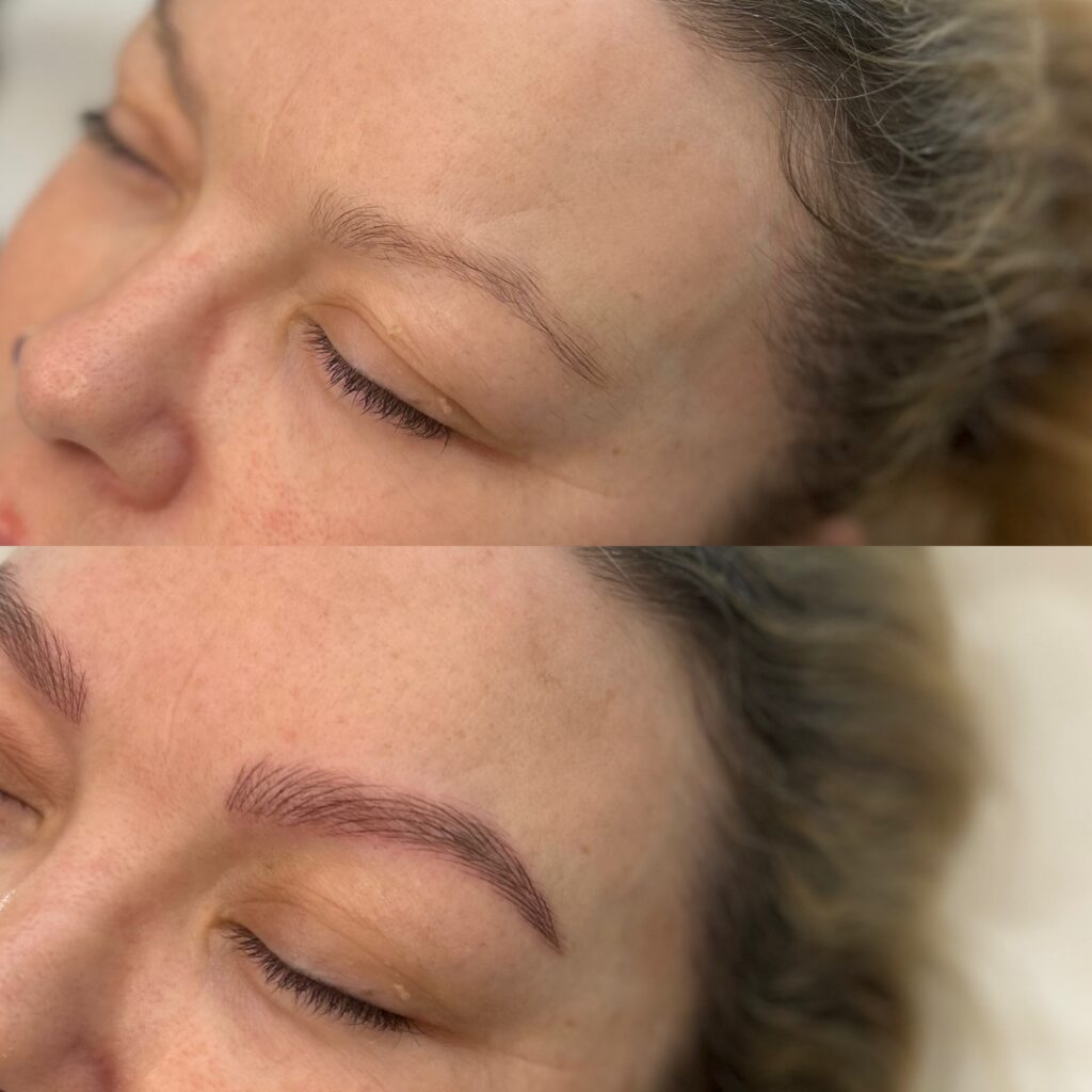 Before and After Microblading